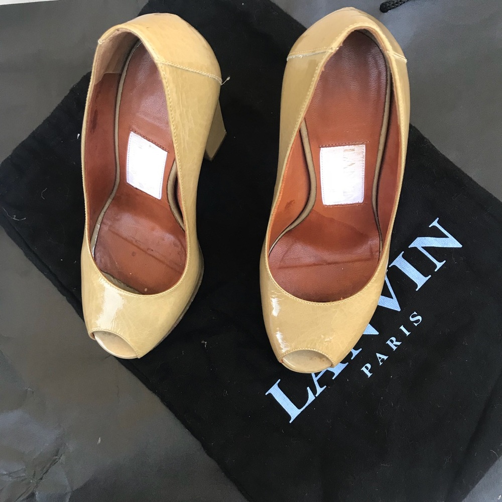LANVIN ♡ PEEP TOES - Picture 4 of 7